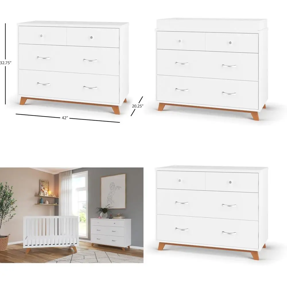 Комод SOHO с 3 ящиками, для детской или спальни, с большим объемом хранения, комплект для защиты от опрокидывания, нетоксичный, безопасный для детей, белый/натуральный цвет.
Комод SOHO с 3 ящиками, для детской или спальни, с большим объемом хранения, комплект для защиты от опрокидывания, нетоксичный, безопасный для детей, белый/натуральный цвет.