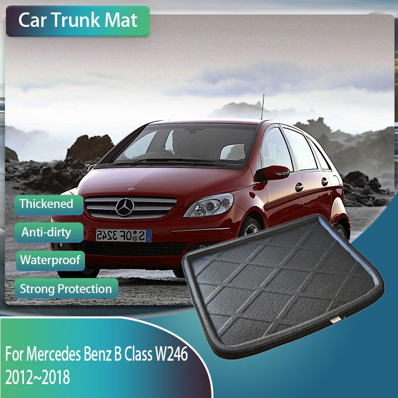 Car Mats For Mercedes Benz B Class W246 2012~2018 5seat Anti-dirty Boot Tray Carpet Mud Rear Trunk Storage Pad Auto Accessories
Car Mats For Mercedes Benz B Class W246 2012~2018 5seat Anti-dirty Boot Tray Carpet Mud Rear Trunk Storage Pad Auto Accessories