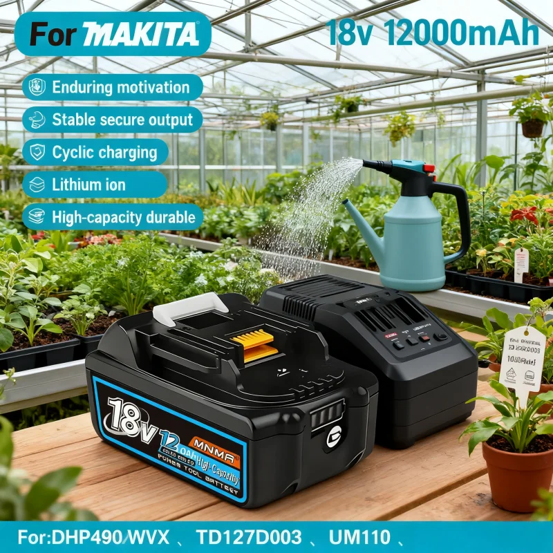 100% Genuin for Makita 12Ah pour batterie for Makita 18V BL1840 BL1830B BL1850B BL1850 BL1860 BL1815 & More
100% Genuin for Makita 12Ah pour batterie for Makita 18V BL1840 BL1830B BL1850B BL1850 BL1860 BL1815 & More