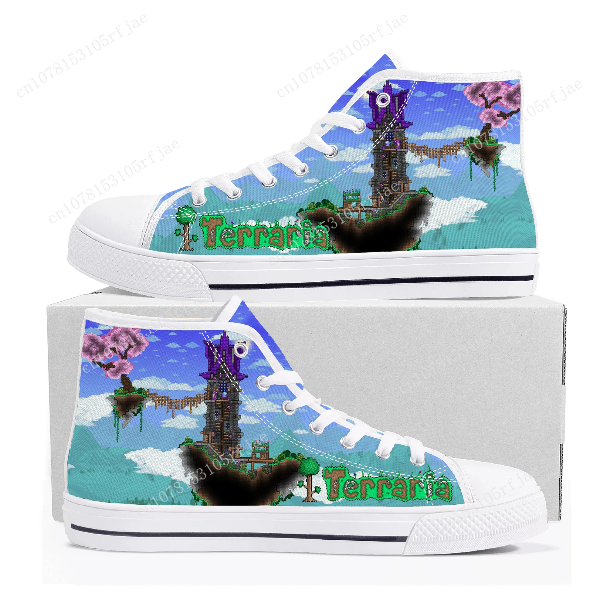Высокие кроссовки Terraria, популярная мультяшная игра для мужчин и женщин, Подростковая Высококачественная холщовая модная обувь, повседневные кроссовки по индивидуальному заказу
Высокие кроссовки Terraria, популярная мультяшная игра для мужчин и женщин, Подростковая Высококачественная холщовая модная обувь, повседневные кроссовки по индивидуальному заказу