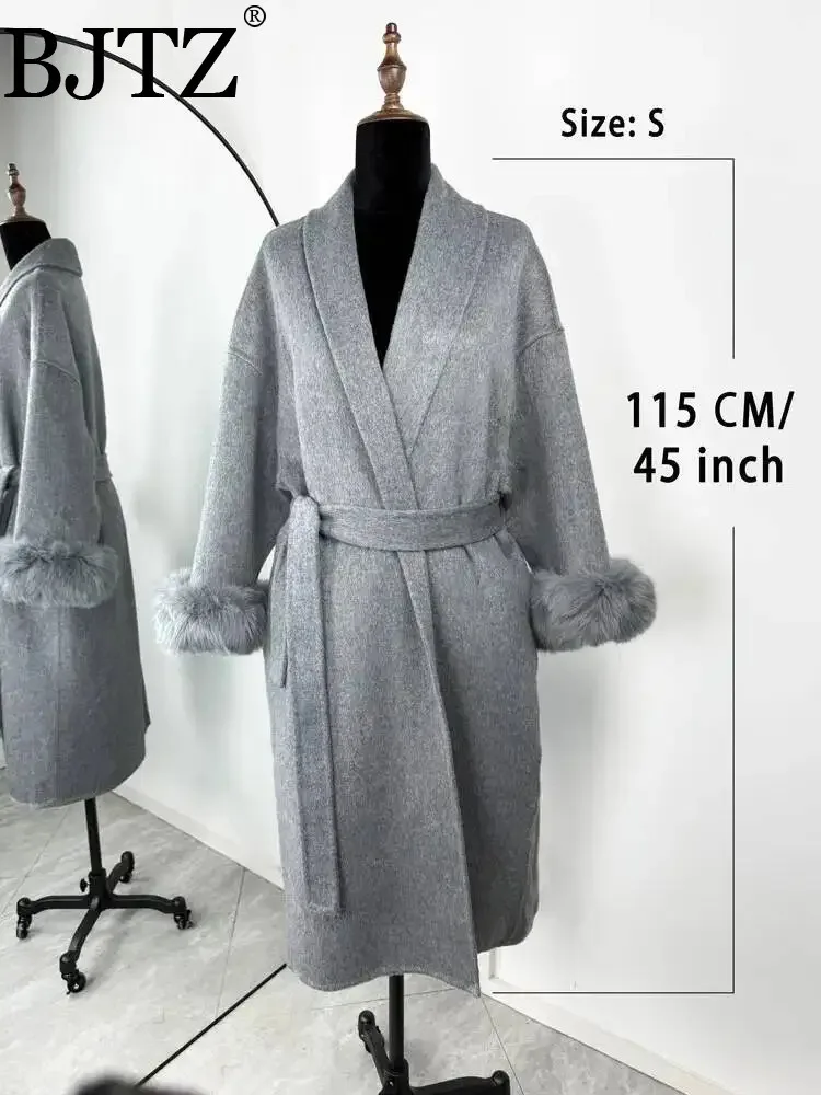 BJTZ 2025 Wool Overcoat Women's Short Coat Office Lady Elegant Double-sided 2025 New Cardigan Jackets Loose
BJTZ 2025 Wool Overcoat Women's Short Coat Office Lady Elegant Double-sided 2025 New Cardigan Jackets Loose