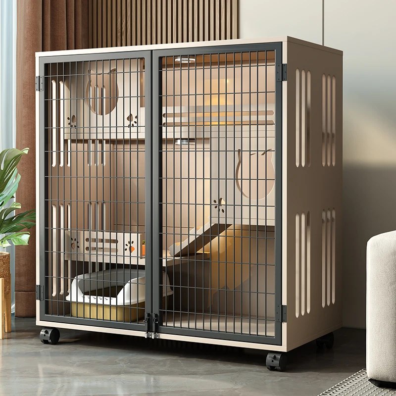 Cat nest cat villa household indoor ENF grade solid wood ecological board climbing frame integrated large free space cat cage
Cat nest cat villa household indoor ENF grade solid wood ecological board climbing frame integrated large free space cat cage