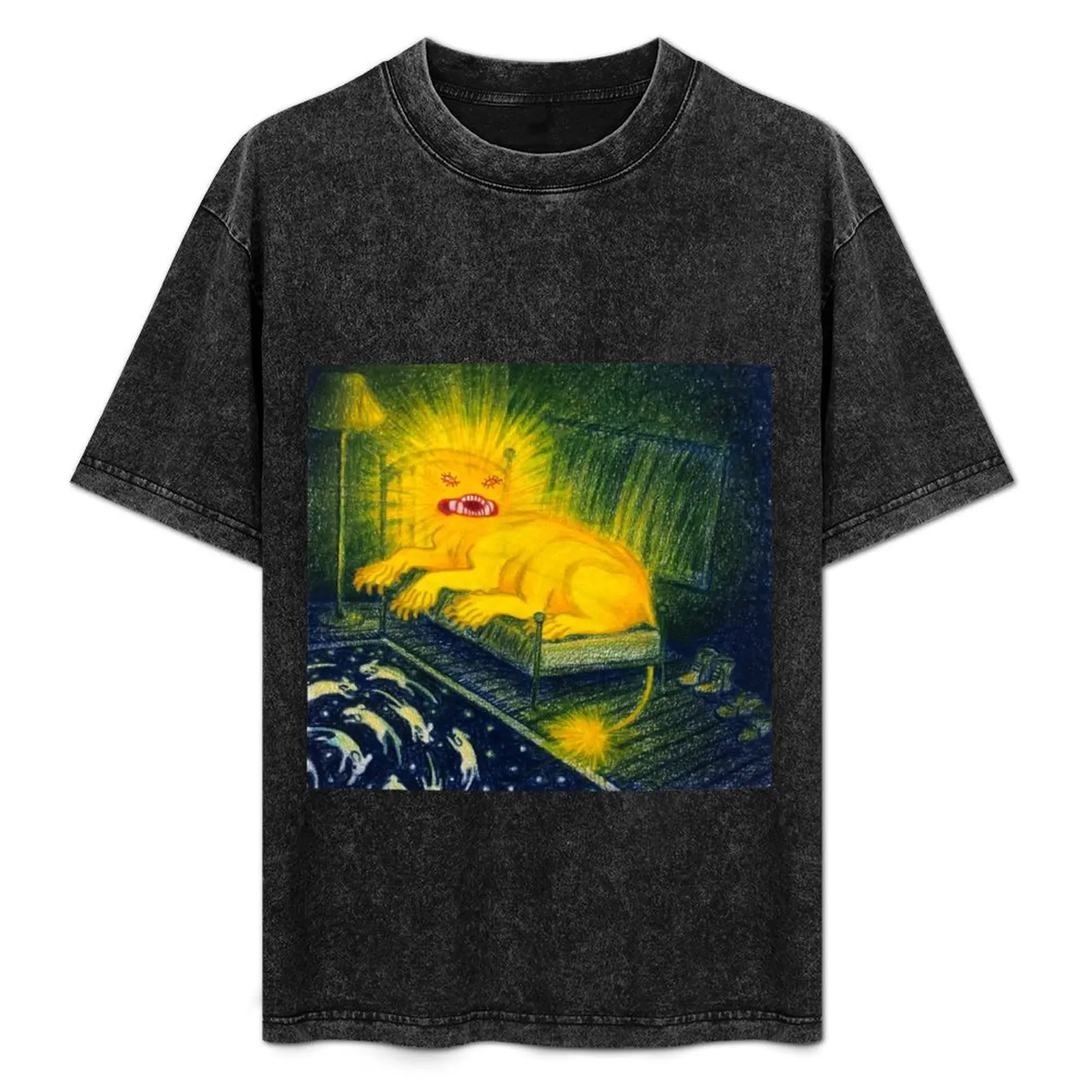 The angel came to me in a fever hallucination, perched upon my bed as I returned from the bathroom. T-Shirt
The angel came to me in a fever hallucination, perched upon my bed as I returned from the bathroom. T-Shirt