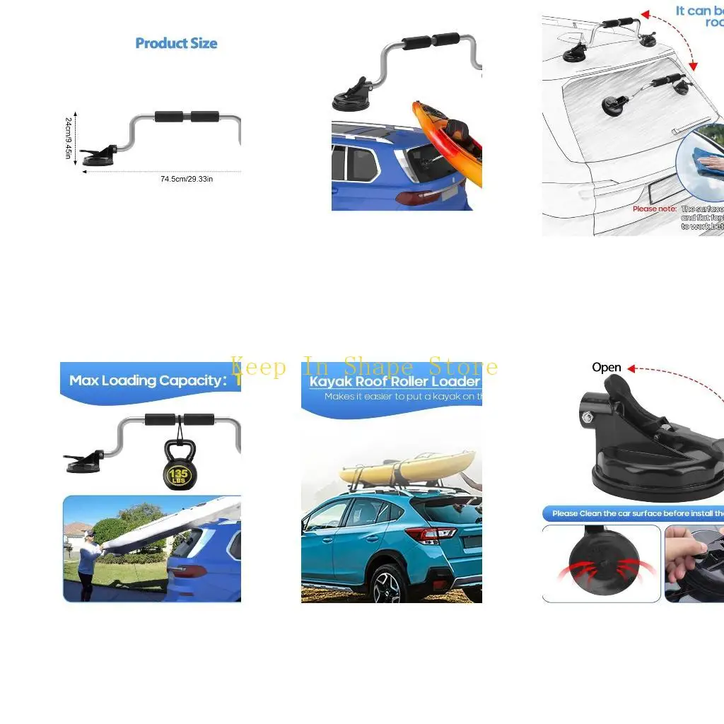 U1JC Держатель на присоске для каяка Роликовый багажник для каяка Багажник на крышу Каноэ Вспомогательная стойка для загрузки
U1JC Держатель на присоске для каяка Роликовый багажник для каяка Багажник на крышу Каноэ Вспомогательная стойка для загрузки