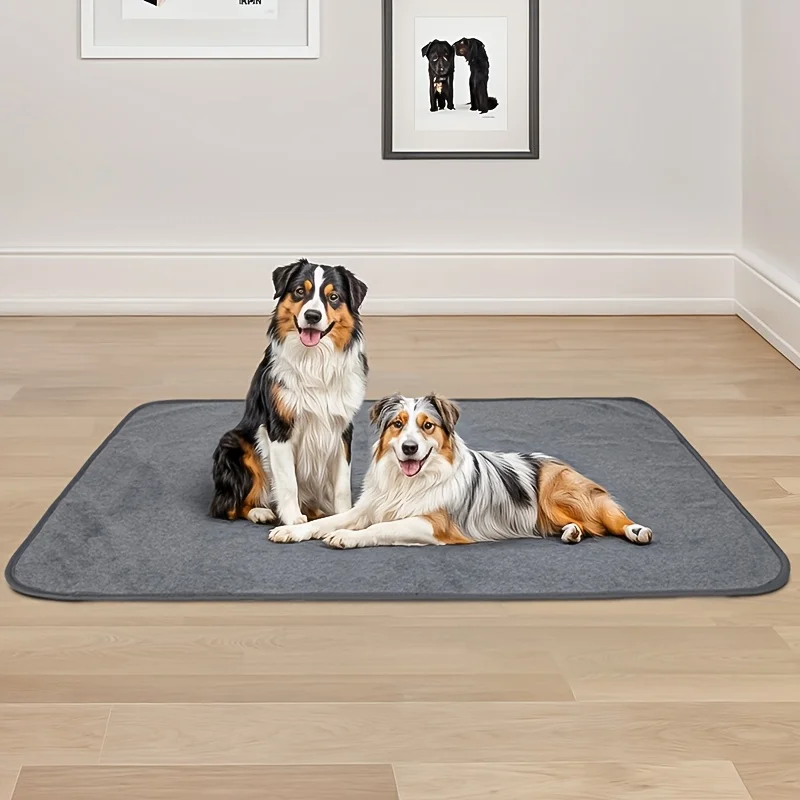 2pcs 36"x41"Washable Pee Pad for Dogs, Non-Slip Puppy Training Pads, Fast Absorbent Pet Whelping Pads, Puppy Playpen Mat for Incontinence, Housebreak, Crate (Grey)
2pcs 36"x41"Washable Pee Pad for Dogs, Non-Slip Puppy Training Pads, Fast Absorbent Pet Whelping Pads, Puppy Playpen Mat for Incontinence, Housebreak, Crate (Grey)