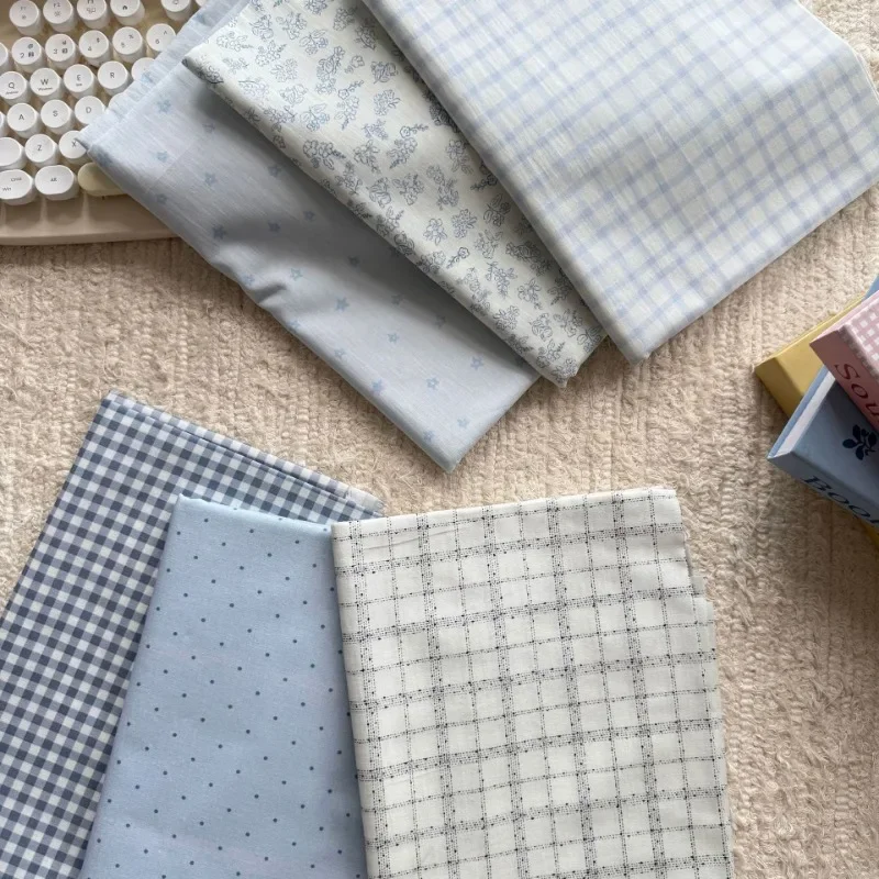 0.5/1/2 Yard Blue Grid Polka Dot Floral Print Digital Fabric 100% Cotton for DIY Clothing,Homewear,Bedding,Tablecloths,Curtains
0.5/1/2 Yard Blue Grid Polka Dot Floral Print Digital Fabric 100% Cotton for DIY Clothing,Homewear,Bedding,Tablecloths,Curtains