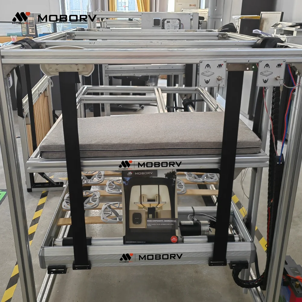 Custom-Made Aluminum Motorhome Part For RV Caravan Car Camper Van Conversion Kits RV Bed Lift System