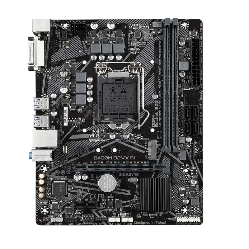 Parts for Gigabyte GA B460M-D2VX-SI main board with M.2 LGA1200 DDR4 support 10th generation CPU
Parts for Gigabyte GA B460M-D2VX-SI main board with M.2 LGA1200 DDR4 support 10th generation CPU