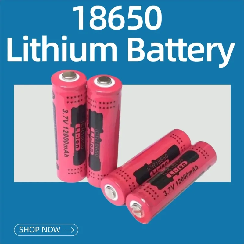 Литиевая батарея 18650 3.7V 12000mAh для фонарика высокой яркости
Литиевая батарея 18650 3.7V 12000mAh для фонарика высокой яркости