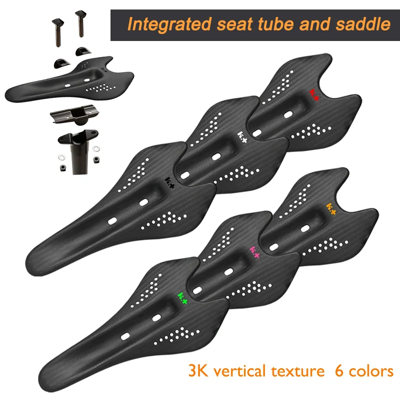 Ultralight Integrated Full Carbon Fiber Seat Tube and Panel for Gravel,road and Leisure Bike Saddle 6 Colors Bicycle Accessories
Ultralight Integrated Full Carbon Fiber Seat Tube and Panel for Gravel,road and Leisure Bike Saddle 6 Colors Bicycle Accessories