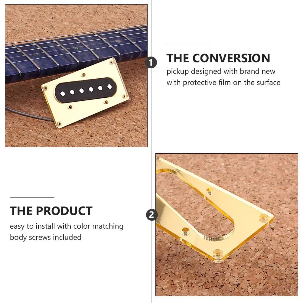 Small Cover Plate Inclined Hole Electric Guitar Conversion Pickup Humbucker Mounting Ring Protective Cover Single Coil Color
Small Cover Plate Inclined Hole Electric Guitar Conversion Pickup Humbucker Mounting Ring Protective Cover Single Coil Color