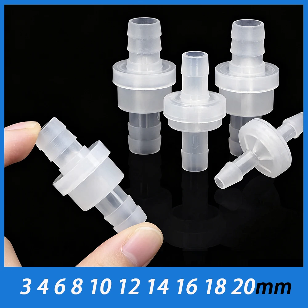 3 4 6 8 10-20mm Plastic One-Way Valve Water Stop Valve Aquarium Liquid Gas Check Valve Water Stop Pressure Control Check Valve
3 4 6 8 10-20mm Plastic One-Way Valve Water Stop Valve Aquarium Liquid Gas Check Valve Water Stop Pressure Control Check Valve