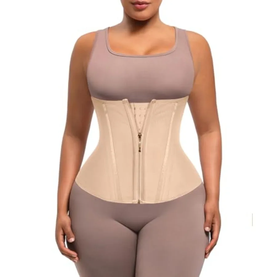 FeelinGirl Waist Trainer for Women Tummy Control Corset Waist Cincher Body Shaper Sport Workout Fajas Postpartum Zipper
FeelinGirl Waist Trainer for Women Tummy Control Corset Waist Cincher Body Shaper Sport Workout Fajas Postpartum Zipper