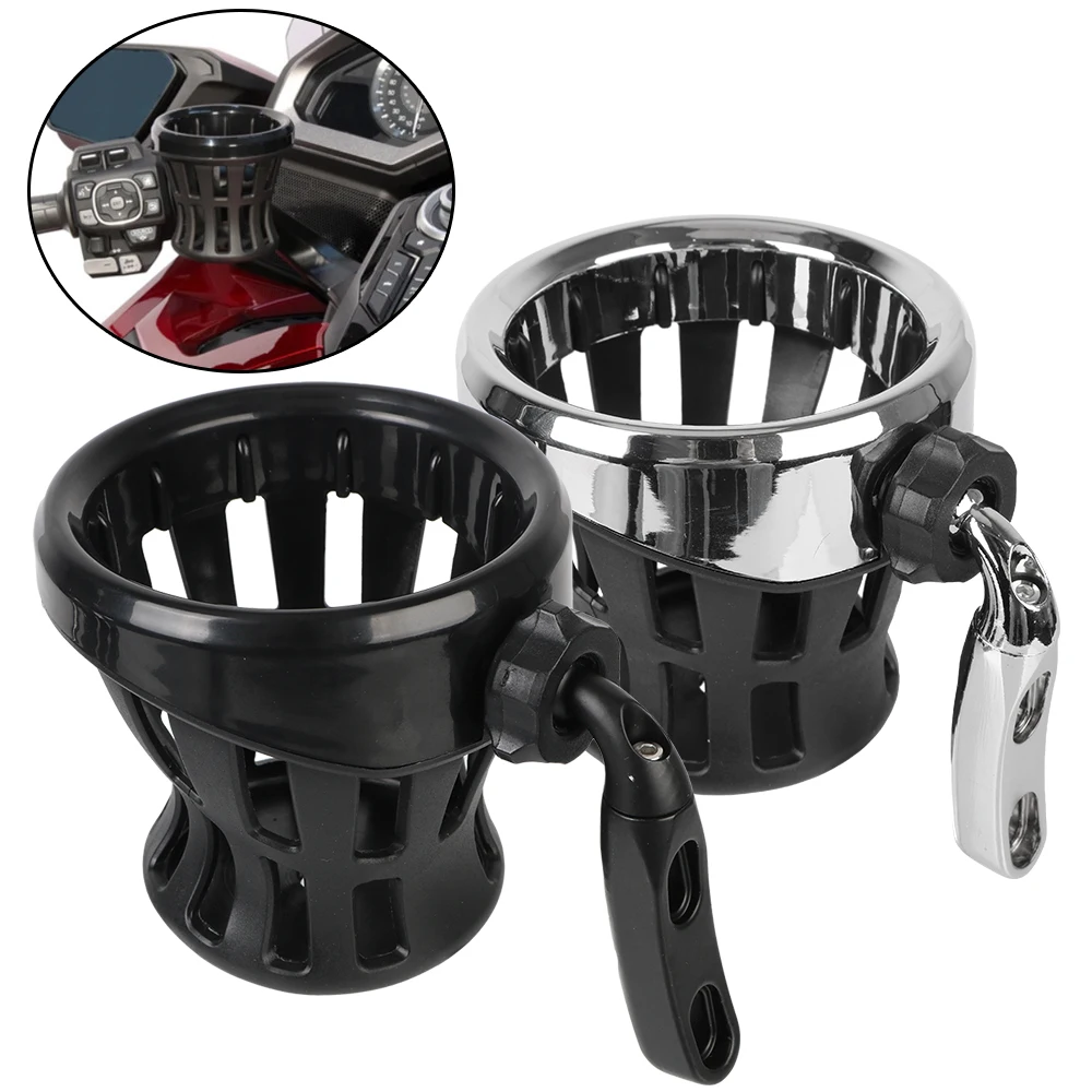 Handlebar Beverage Support Bracket Motorcycle Drink Cup Holder for Honda Goldwing GL1800 2018-UP Aluminum Chrome
Handlebar Beverage Support Bracket Motorcycle Drink Cup Holder for Honda Goldwing GL1800 2018-UP Aluminum Chrome