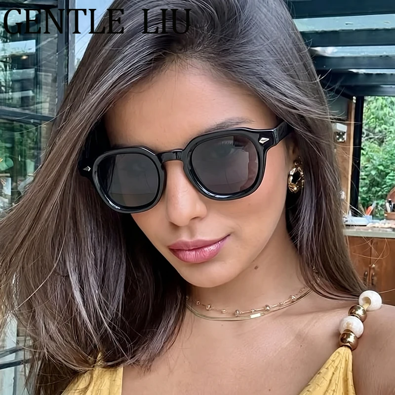 Photochromic Square Sunglasses Women 2026 Luxury Designer Retro Round Steampunk Rivet Thick Frame Sun Glasses Eyewear Shades
Photochromic Square Sunglasses Women 2026 Luxury Designer Retro Round Steampunk Rivet Thick Frame Sun Glasses Eyewear Shades