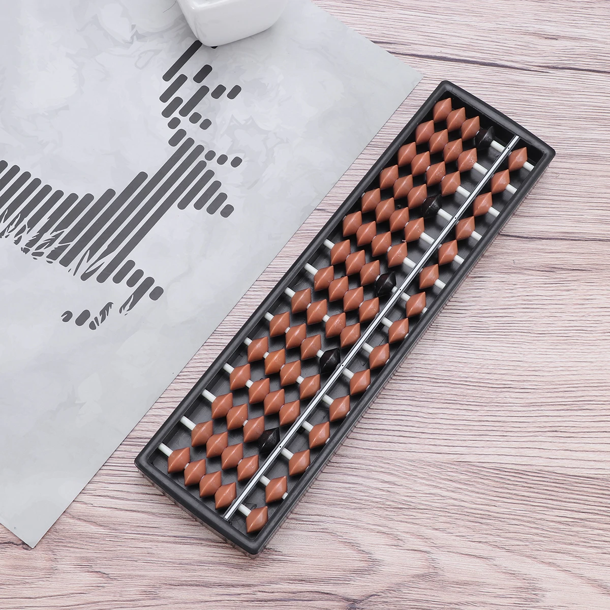 Plastic Abacus 15 Digits Math Learning Aid Kids Calculating Tool Arithmetic Toy Educational School Bamboo Rods Beads
Plastic Abacus 15 Digits Math Learning Aid Kids Calculating Tool Arithmetic Toy Educational School Bamboo Rods Beads