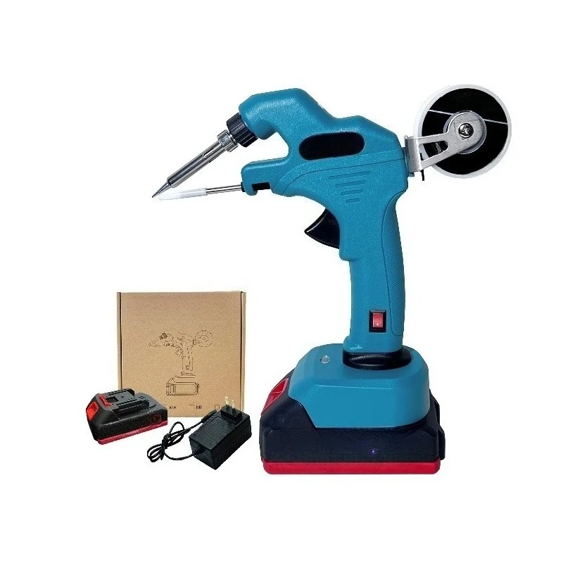 High Quality 450 Degree Working Temperature Solder Iron Gun 20V Hot Air Wireless Soldering Gun
High Quality 450 Degree Working Temperature Solder Iron Gun 20V Hot Air Wireless Soldering Gun