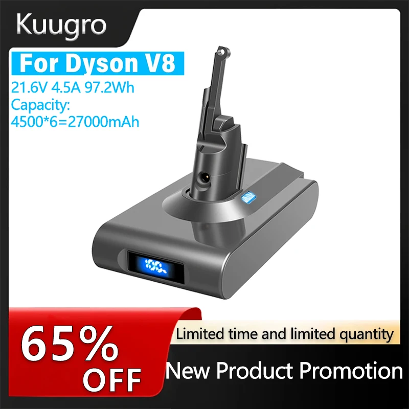 15000mAh Battery V7 V8 Vacuum Cleaner Rechargeable Battery for Dyson Series Spare Batterie
15000mAh Battery V7 V8 Vacuum Cleaner Rechargeable Battery for Dyson Series Spare Batterie