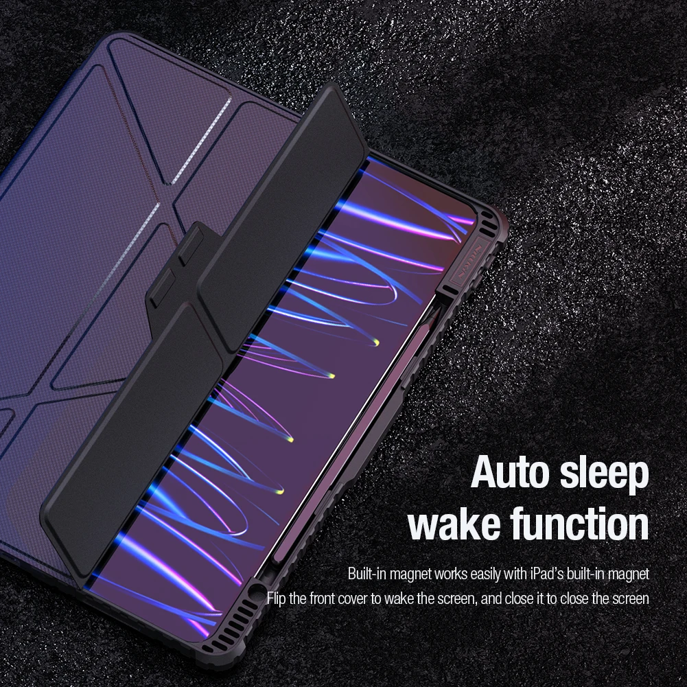 For iPad Pro 11 2024 2025 /13 2024 2025 Nillkin Bumper Flip Leather Pro Case Multi- Angle Folding Camera Slide Cover Protection
For iPad Pro 11 2024 2025 /13 2024 2025 Nillkin Bumper Flip Leather Pro Case Multi- Angle Folding Camera Slide Cover Protection