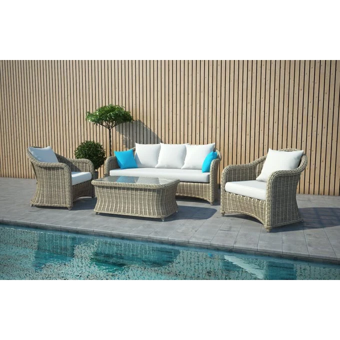 European Retro Style Round 5-Seater Outdoor Sofa Set Rattan Weaving Glass Material For Apartment Villa Exterior Garden Furniture
European Retro Style Round 5-Seater Outdoor Sofa Set Rattan Weaving Glass Material For Apartment Villa Exterior Garden Furniture