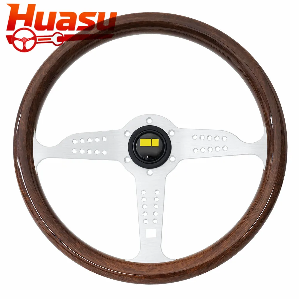 Wood Grain Look 14inch 350mm Micro Concave Classic Racing Steering Wheel Black White
Wood Grain Look 14inch 350mm Micro Concave Classic Racing Steering Wheel Black White