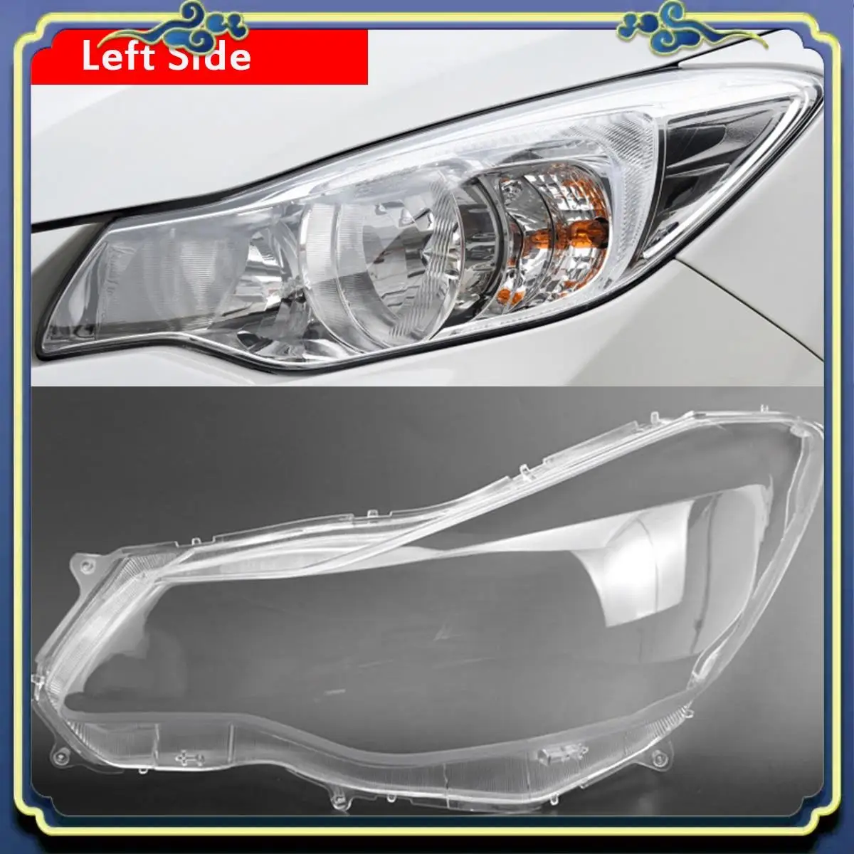 AU16-For Subaru XV 2012-2016 Car Headlight Clear Lens Head Light Lamp Lampshade
AU16-For Subaru XV 2012-2016 Car Headlight Clear Lens Head Light Lamp Lampshade