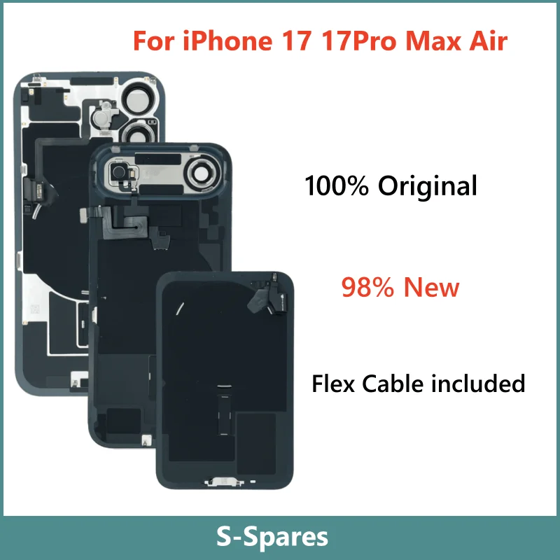 98% новое, разобранные задние стеклянные крышки с NFC и гибким шлейфом беспроводной зарядки для iPhone 17, 17 Pro Max, 100% оригинал, б/у, не новое
98% новое, разобранные задние стеклянные крышки с NFC и гибким шлейфом беспроводной зарядки для iPhone 17, 17 Pro Max, 100% оригинал, б/у, не новое