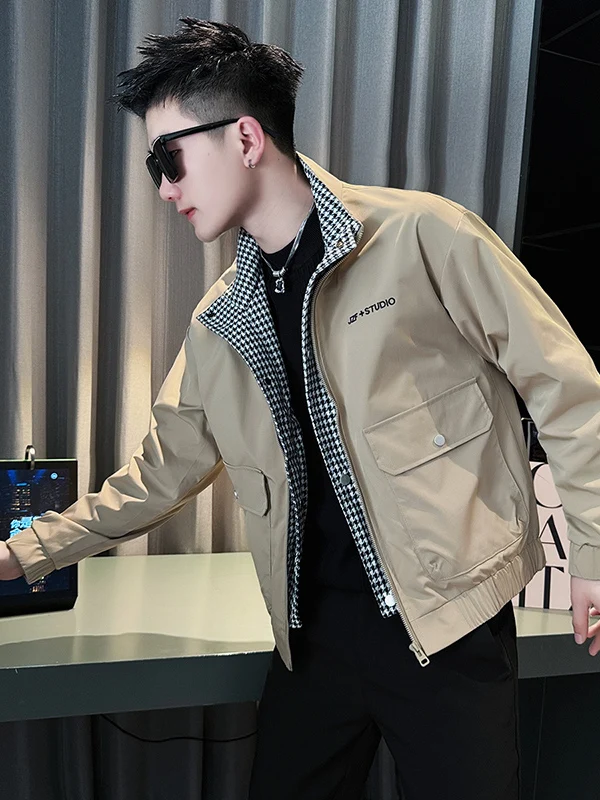 Мужская приталенная рабочая куртка, корейская верхняя одежда с воротником-стойкой, модная весенне-осенняя ветрозащитная цветная блузка, пальто на молнии...
Мужская приталенная рабочая куртка, корейская верхняя одежда с воротником-стойкой, модная весенне-осенняя ветрозащитная цветная блузка, пальто на молнии...