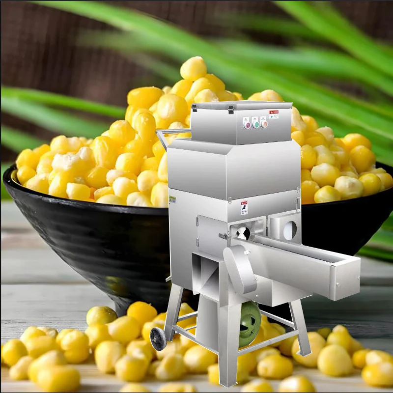 Sweet Corn Maize Sheller Thresher Fresh Corn Threshing Machine Corn Kernels Separating Removing Machine
Sweet Corn Maize Sheller Thresher Fresh Corn Threshing Machine Corn Kernels Separating Removing Machine
