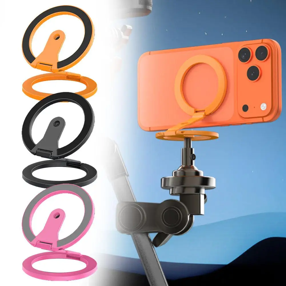 Double-Sided Magnetic Phone Holder Stand, Premium Alloy Magnetic Adsorption Foldable Grip, Rotatable Finger Strong S2J6
Double-Sided Magnetic Phone Holder Stand, Premium Alloy Magnetic Adsorption Foldable Grip, Rotatable Finger Strong S2J6