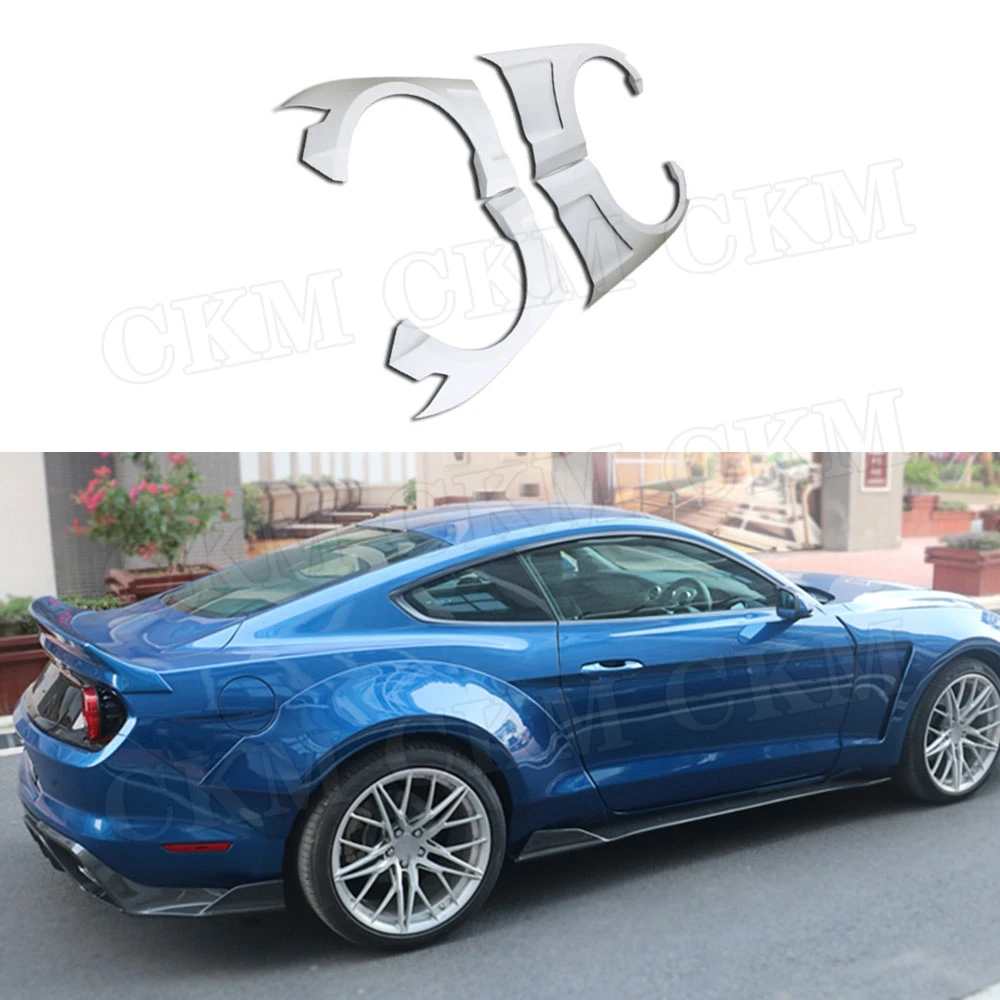 CKMUUER Carbon Fiber Front Fender Flare Fenders Bumper Cover Trim Rear Wide Eyelid For Ford Mustang 2018 2019 2020
CKMUUER Carbon Fiber Front Fender Flare Fenders Bumper Cover Trim Rear Wide Eyelid For Ford Mustang 2018 2019 2020