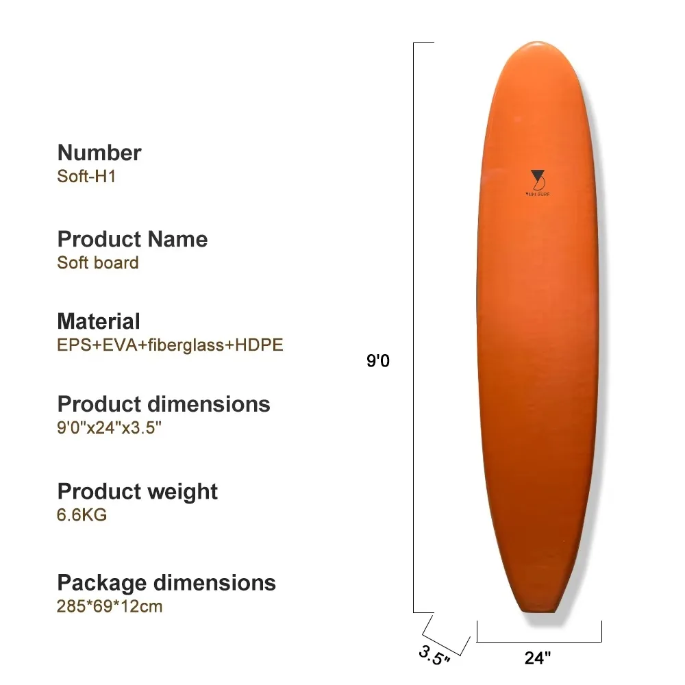 Custom Soft Top Surfboard, Lightweight Portable Surfboard
Custom Soft Top Surfboard, Lightweight Portable Surfboard