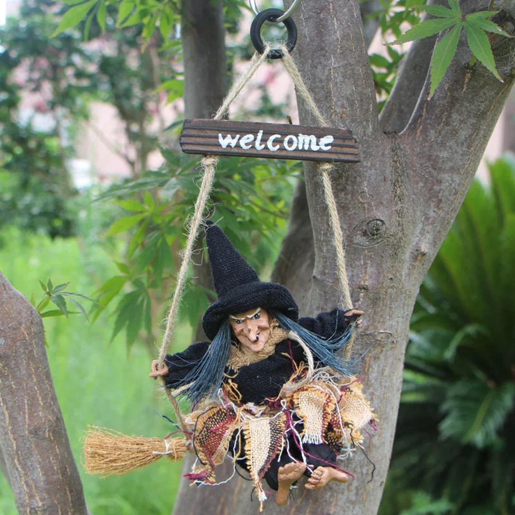 Flying Witch Halloween Hanging Decor Spooky Door Ceiling Ornament for Party Home Bar Shop Mall Display Halloween Hanging Decor
Flying Witch Halloween Hanging Decor Spooky Door Ceiling Ornament for Party Home Bar Shop Mall Display Halloween Hanging Decor