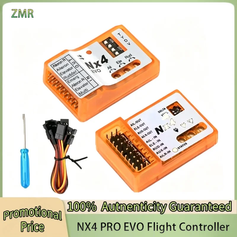 NX4 PRO EVO Flight Controller With Tools 3D Flight Gyroscope Balance For Fixed-wing Aircraft Support Rate / Hold / Gyro Off Mode
NX4 PRO EVO Flight Controller With Tools 3D Flight Gyroscope Balance For Fixed-wing Aircraft Support Rate / Hold / Gyro Off Mode