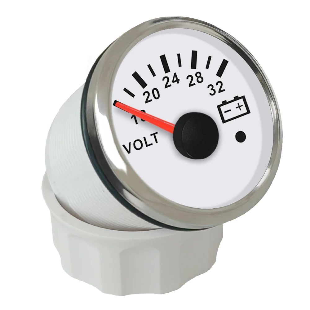 ELING Newest 52mm Waterproof 8-16V 18-32V Voltmeter Volt Gauge with Red Backlight and Alarm for Car Boat Yacht Truck Universal
ELING Newest 52mm Waterproof 8-16V 18-32V Voltmeter Volt Gauge with Red Backlight and Alarm for Car Boat Yacht Truck Universal