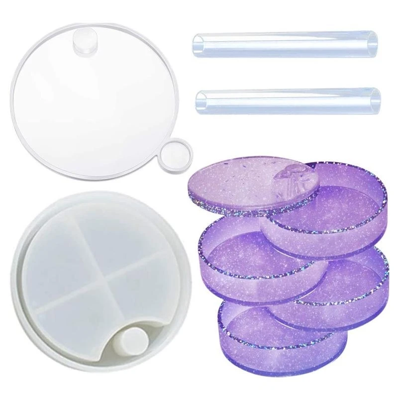 652F Round Multi-Layer Box Container Molds Storage Box Mold Silicone Mold for DIY Epoxy Resin Trinket Holder Home Decor
652F Round Multi-Layer Box Container Molds Storage Box Mold Silicone Mold for DIY Epoxy Resin Trinket Holder Home Decor
