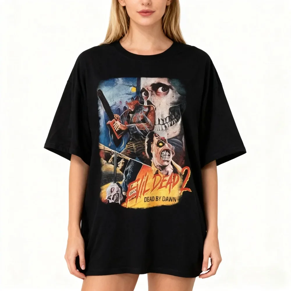 Evil Dead 2 Horror Movie T-Shirt Unisex Tee Shirt Scary Movie T-shirt Birthday Gift Vintage Retro Movie Shirt Halloween Gift
Evil Dead 2 Horror Movie T-Shirt Unisex Tee Shirt Scary Movie T-shirt Birthday Gift Vintage Retro Movie Shirt Halloween Gift