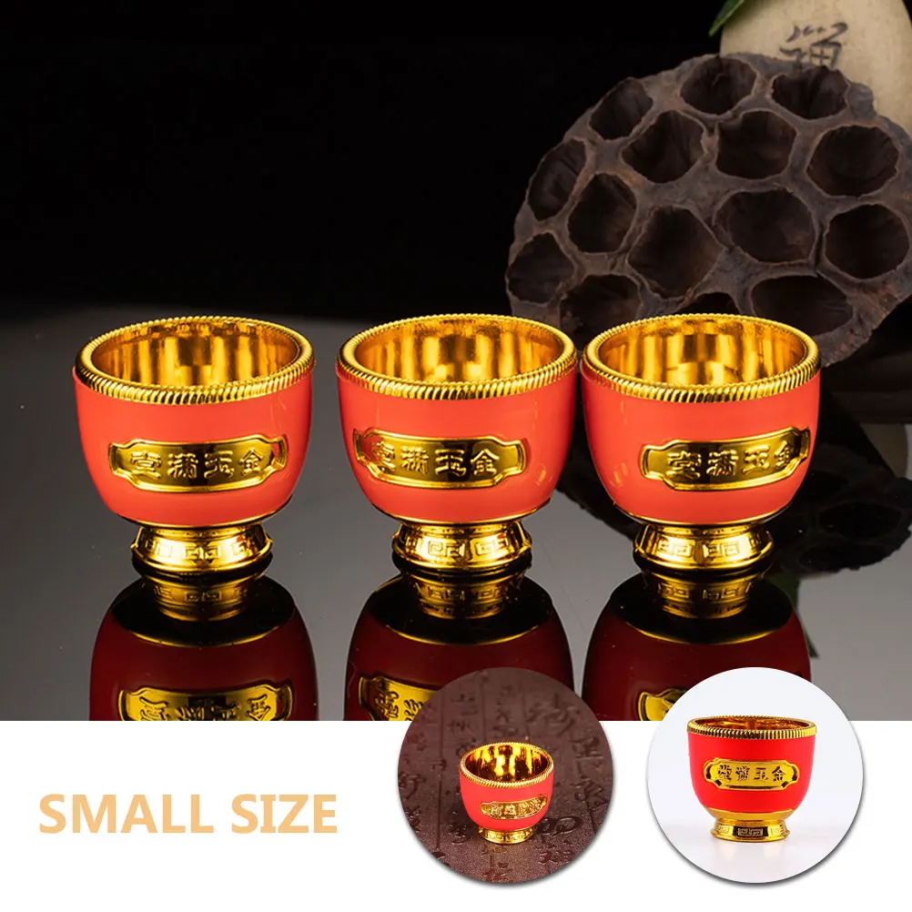 6 Pcs Gilded Offering Bowl Small Sacrifice Altar Worship Water Plastic Brass Holy Safe Sturdy Home Temple
6 Pcs Gilded Offering Bowl Small Sacrifice Altar Worship Water Plastic Brass Holy Safe Sturdy Home Temple