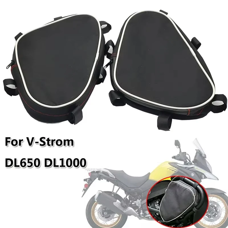 1 Pair Frame Crash Bars Waterproof Bag For Suzuki V-Strom DL650 DL1000 V strom 650 1000 Motorcycle Travel Repair Tool Bags
1 Pair Frame Crash Bars Waterproof Bag For Suzuki V-Strom DL650 DL1000 V strom 650 1000 Motorcycle Travel Repair Tool Bags