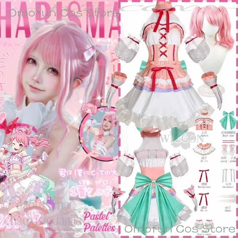 ABC123Carnival disfraz Anime Game BanGDream Cosplay Pastel*Palettes Maruyama Aya 10th Anniversary Costumes Kawaii Pin3;b,6/k'5;
ABC123Carnival disfraz Anime Game BanGDream Cosplay Pastel*Palettes Maruyama Aya 10th Anniversary Costumes Kawaii Pin3;b,6/k'5;
