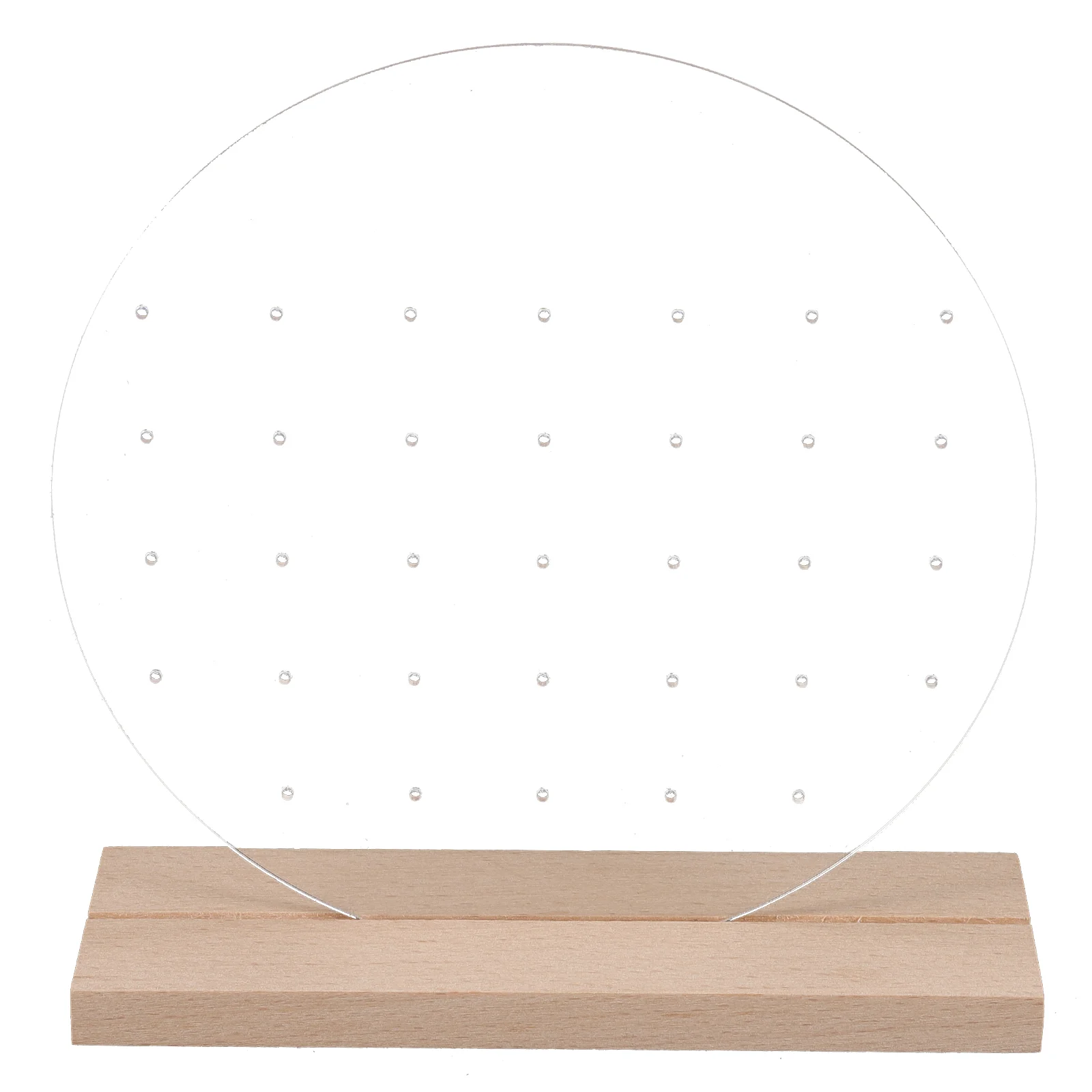 2pcs Acrylic Jewelry Stand Transparent Circular Display Wood Base Stable Earring Holder Bracelet Rack Retail Display for Jewelry
2pcs Acrylic Jewelry Stand Transparent Circular Display Wood Base Stable Earring Holder Bracelet Rack Retail Display for Jewelry