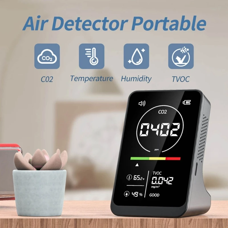 Тестер CO2 с цифровым дисплеем, измеритель качества воздуха с сигнализацией, детектор углекислого газа, Прямая поставка
Тестер CO2 с цифровым дисплеем, измеритель качества воздуха с сигнализацией, детектор углекислого газа, Прямая поставка