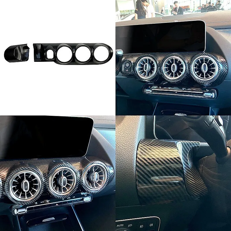 Carbon Fiber Style Dash AC Vent Trim For Mercedes B GLA W247 H247 2020+
Carbon Fiber Style Dash AC Vent Trim For Mercedes B GLA W247 H247 2020+