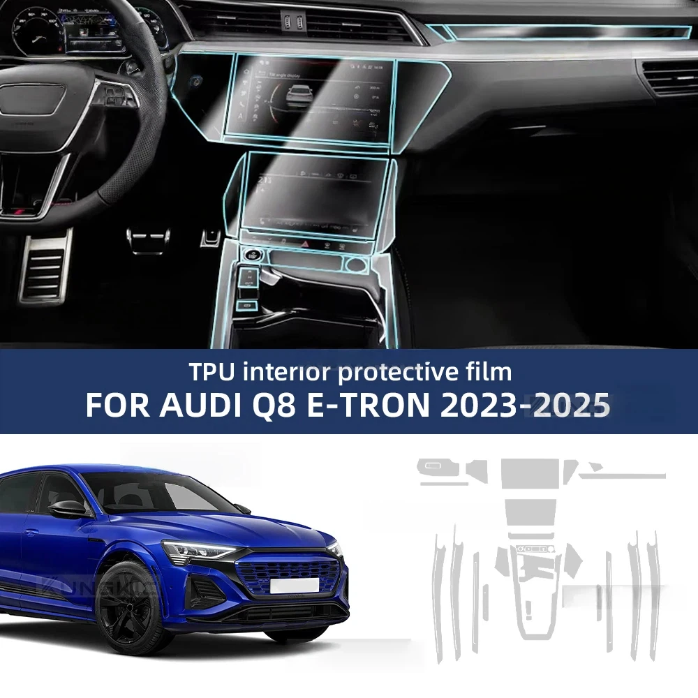 For Audi Q8 E-tron 2023 2024 2025 Car Interior Protective Film Dashboard Screen Grar Shift Transparent Anti-scratch Sticker PPF
For Audi Q8 E-tron 2023 2024 2025 Car Interior Protective Film Dashboard Screen Grar Shift Transparent Anti-scratch Sticker PPF