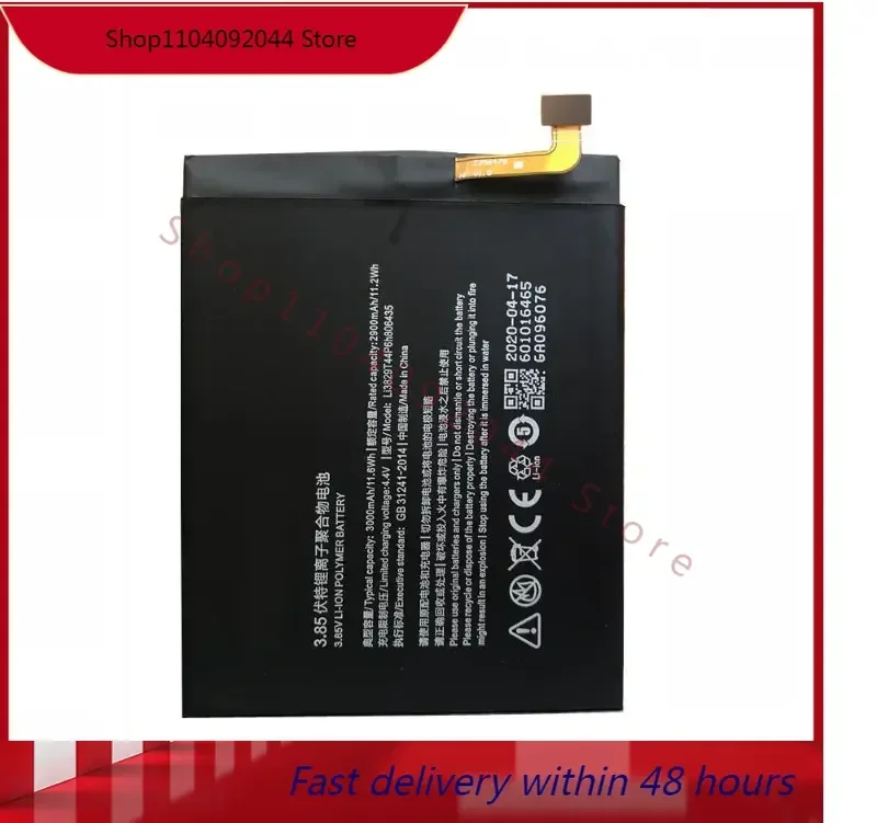 3000mAh Li3829T44P6h806435 Replacement Battery For ZTE Nubia M2 Lite M2Lite NX573J / M2 PLAY NX907J Z11 NX531J
3000mAh Li3829T44P6h806435 Replacement Battery For ZTE Nubia M2 Lite M2Lite NX573J / M2 PLAY NX907J Z11 NX531J