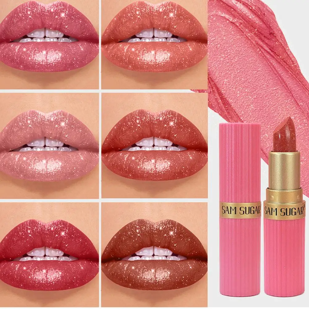 Glitter Lipstick Long-Lasting Waterproof Non-Fade Shimmery Sparkling Colorful Lip Gloss Sexy Lipstick Lip Tint Lips Makeup 
Glitter Lipstick Long-Lasting Waterproof Non-Fade Shimmery Sparkling Colorful Lip Gloss Sexy Lipstick Lip Tint Lips Makeup