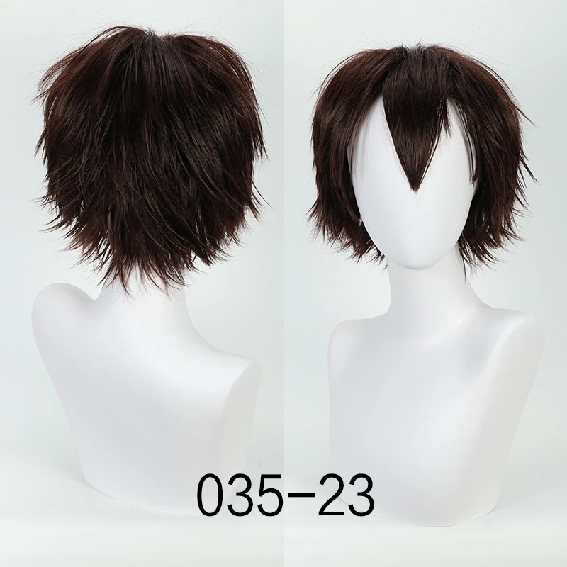 Unique upturned men's short hair wig, eye-catching and versatile, suitable for anime cosplay
Unique upturned men's short hair wig, eye-catching and versatile, suitable for anime cosplay