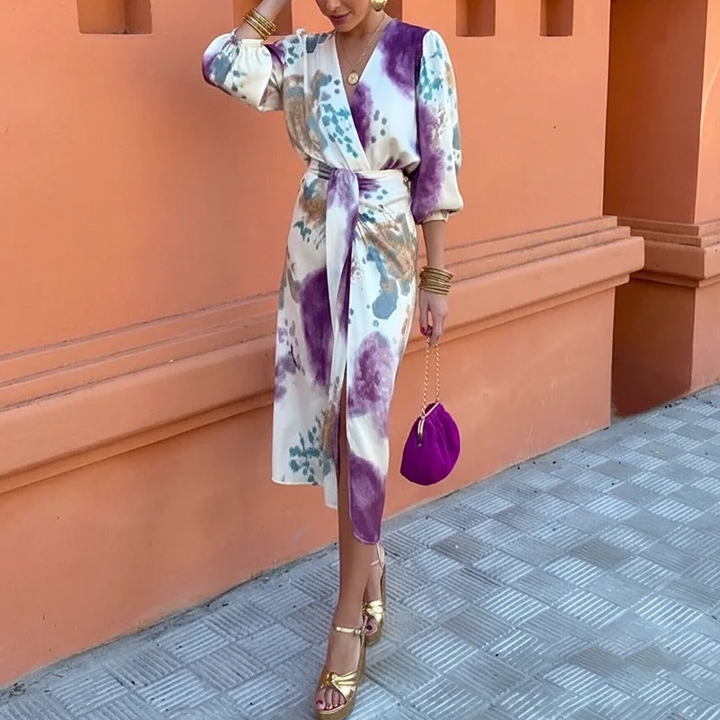 Women Print Matching Sets Summer Holiday Outfits Elegant V Neck Casual Blouse Split Hem Skirt 2-piece Sets Elegant Matching Sets
Women Print Matching Sets Summer Holiday Outfits Elegant V Neck Casual Blouse Split Hem Skirt 2-piece Sets Elegant Matching Sets