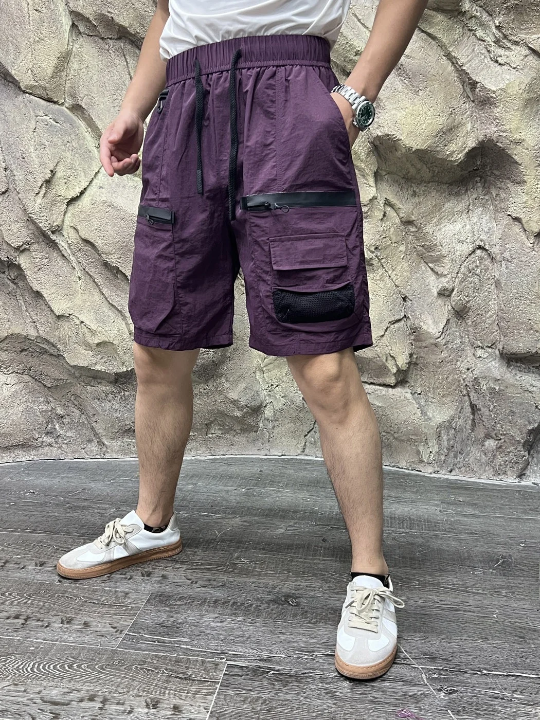 Casual Workwear Style Five-Quarter Shorts Men's Straight Leg Short Pants Summer Functional Windproof Pockets Trendy Order
Casual Workwear Style Five-Quarter Shorts Men's Straight Leg Short Pants Summer Functional Windproof Pockets Trendy Order