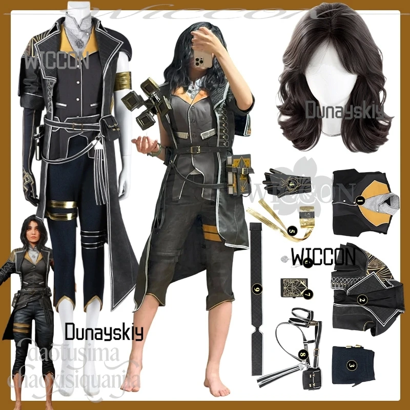 Serein Cos Store Lune КосплейКрасивое пальто Брюки Жилет Черные парики Волшебный пояс Перчатки Хэллоуин Рождество Ролевая игра
Serein Cos Store Lune КосплейКрасивое пальто Брюки Жилет Черные парики Волшебный пояс Перчатки Хэллоуин Рождество Ролевая игра